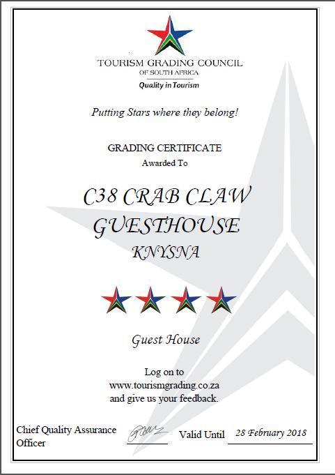 38 Crab Claw Hotell Knysna Eksteriør bilde